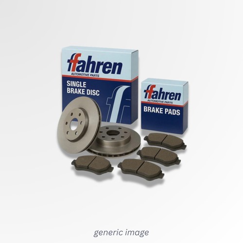 Rear brake discs pads - brake, fits