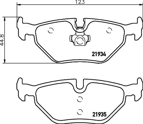 Brake pads 8db 355 - pads,