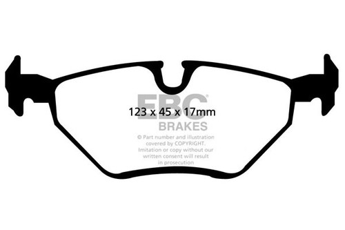 Ebc ultimax rear brake pads - ultimax,