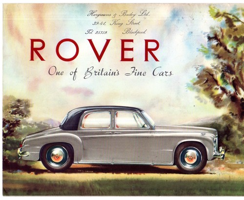 Rover p4 1953 54 - 75, &