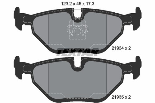 Brake pad set - brake, for